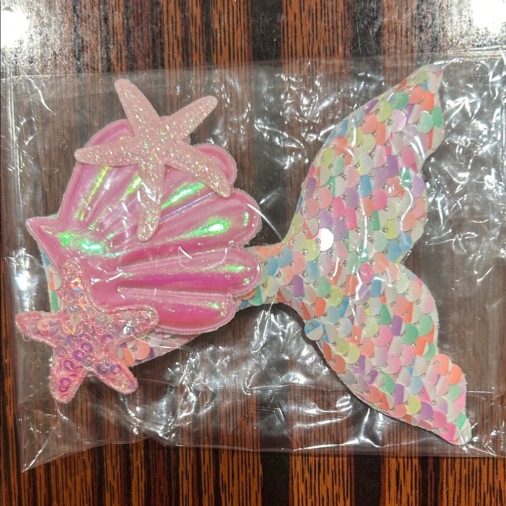 Colorful Mermaid Tail and Shell Stickers